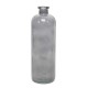 GLASS BOTTLE VASE DARK GREY 33CM | FLOWER VASES