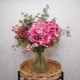 PINK HYDRANGEAS AND EUCALYPTUS | CENTREPICE ARRANGEMENT